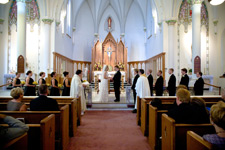 Marriage at Sacred Heart Church